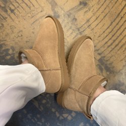 Bamse stvle CAMEL ruskind - str 36-41 vandafvisende