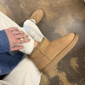 Bamse stvle CAMEL ruskind - str 36-41 vandafvisende