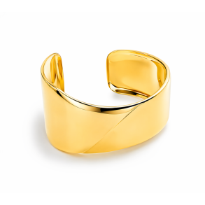 Armring Sora Wide - Guldbelagt vandfast 