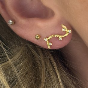 BARBARA  Forgyldt Slv