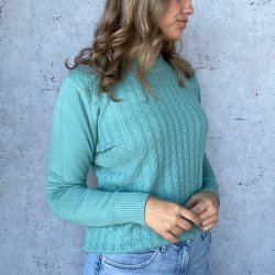 Strik med rund hals m-xxl