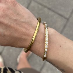 Armring Caire - Guldbelagt Vandfast 
