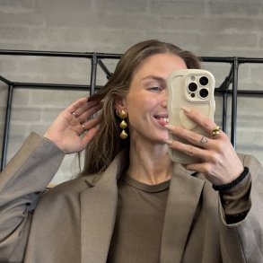 �reringe BEACH SHELLS - Guldbelagt vandfast