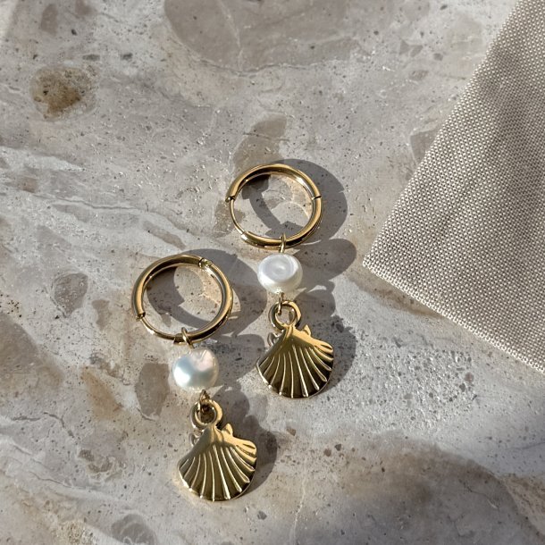 �reringe BEACH HOOP - Guldbelagt vandfast