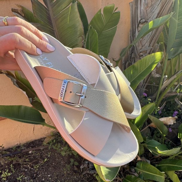 Fly Flot dame sandal beige str. 36-41