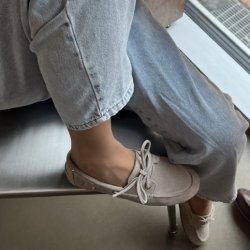 SAVANNAH SUEDE Loafer Lys beige