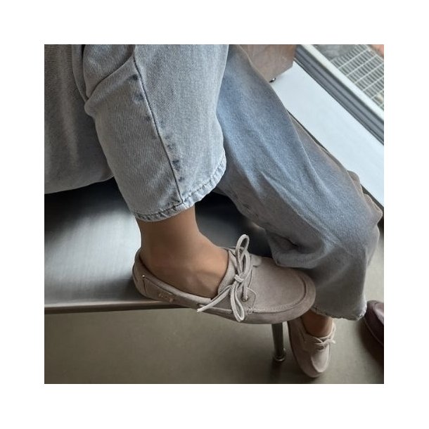 SAVANNAH SUEDE Loafer Lys beige