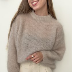 Strik sweater onesize 74% Kid Mohair 