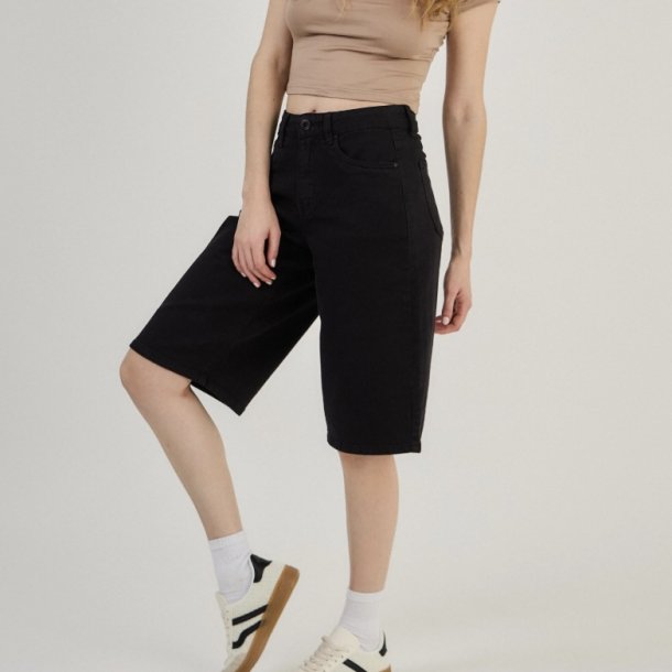 Clara denim Bermuda shorts sort