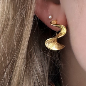 restik creol RHUMBA MEDIUM 25 mm forgyldt slv