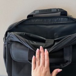 Computertaske 2 rum nylon