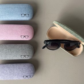 Brilleetui hardcase kanvas