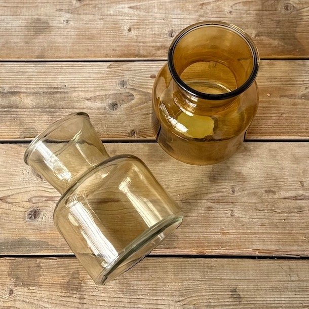 Vase H15 cm glas