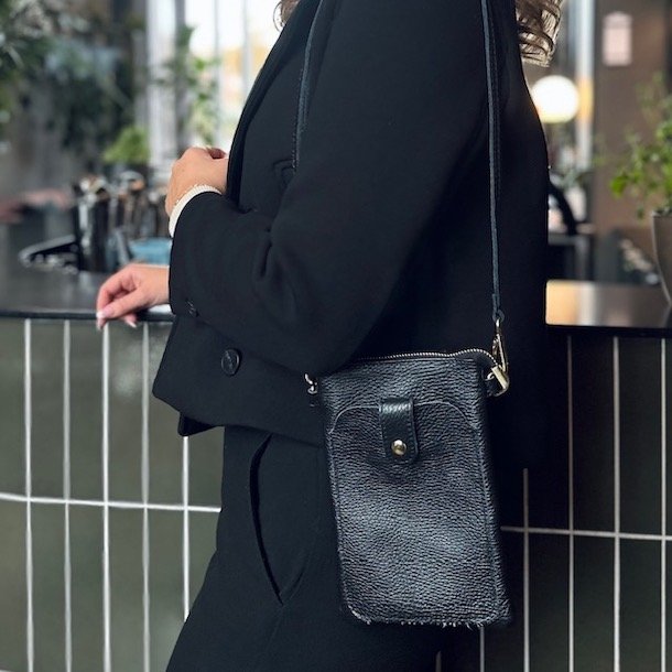 Mobiltaske skind 