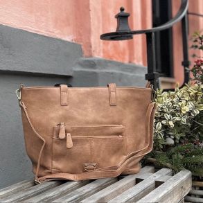 Shopper mellem med forlomme