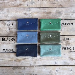 Klassisk Pung med klap skind