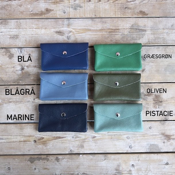 Klassisk Pung med klap skind