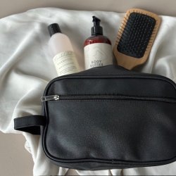 Toilettaske sort