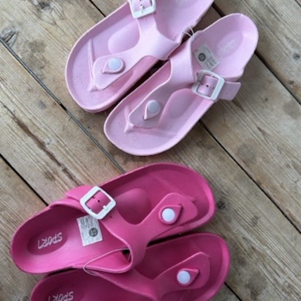 Badesandal med strop str 36-41
