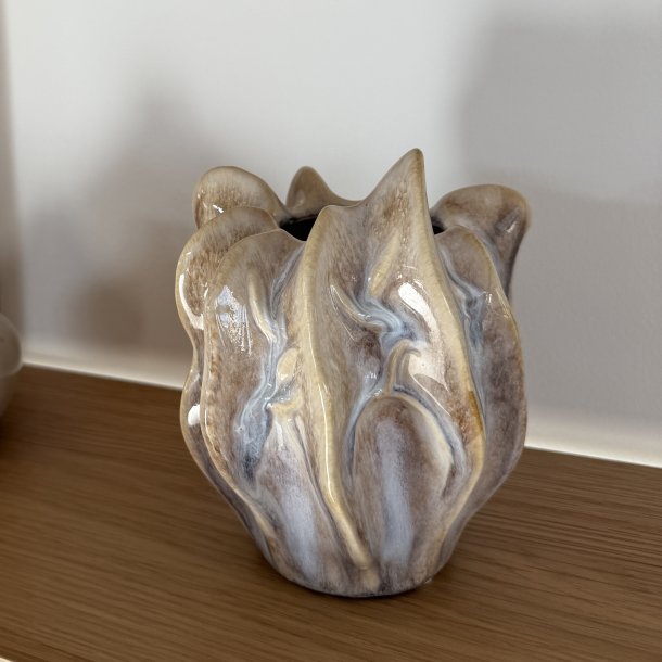 Birgitte vase H 15 cm keramik