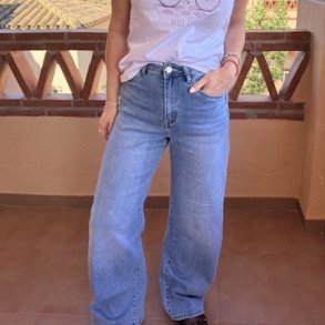 Jeans Barrel Denim Blue - str. 34-44