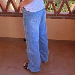 Jeans Barrel Denim Blue - str. 34-44