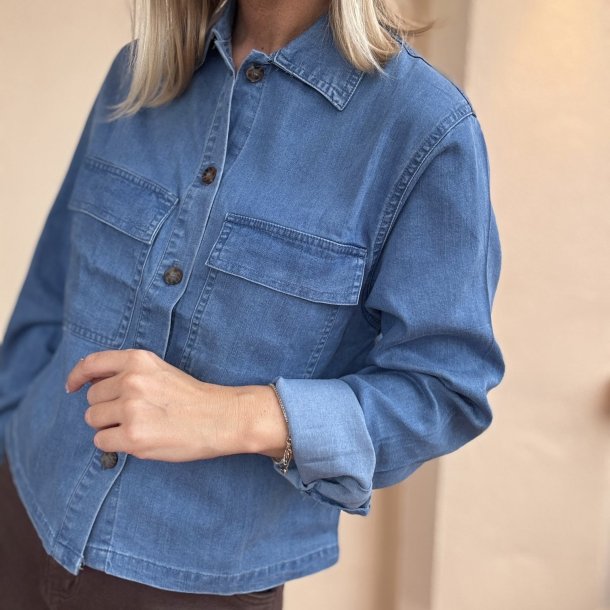 Skjorte - bld denim str S-XXL