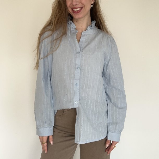 Skjorte med v-neck 