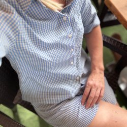 Sommers�t med bl� tern