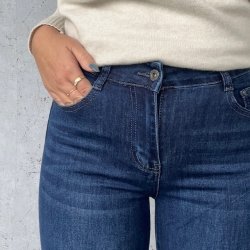 Jeans streight leg str. XS-Xl