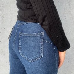 Slim fit jeans just blue stretch str. M - 4xl