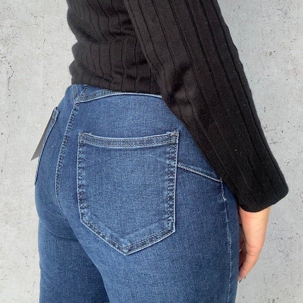 Slim fit jeans just blue stretch str. M - 4xl