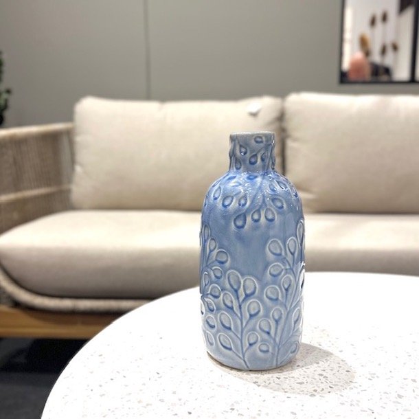 Vase berry bl keramik