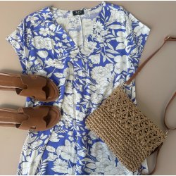 Sommer kjole med lille rme viskose str m-4xl