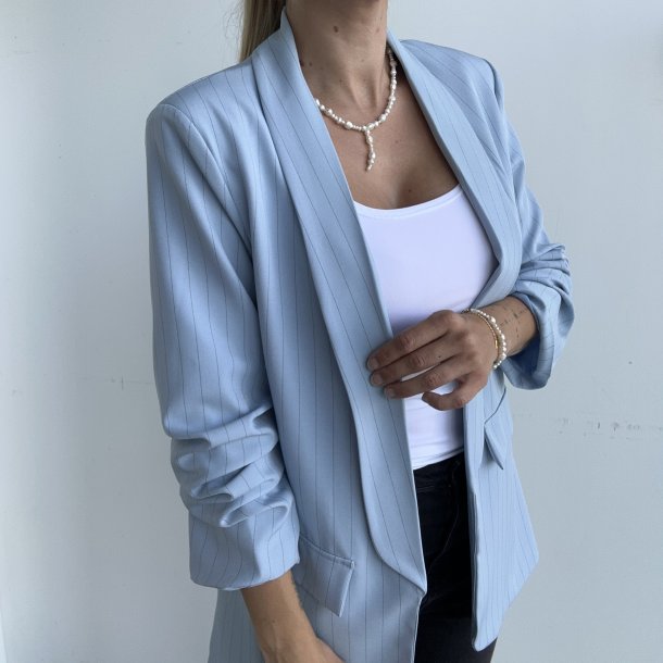 Blazer rynke strib str. S-M