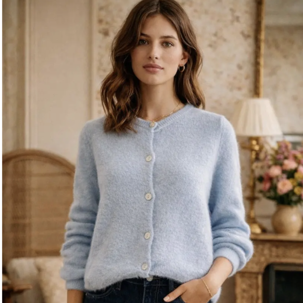 Cardigan spring alpaca