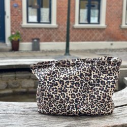 Mega shopper med pung og lynls