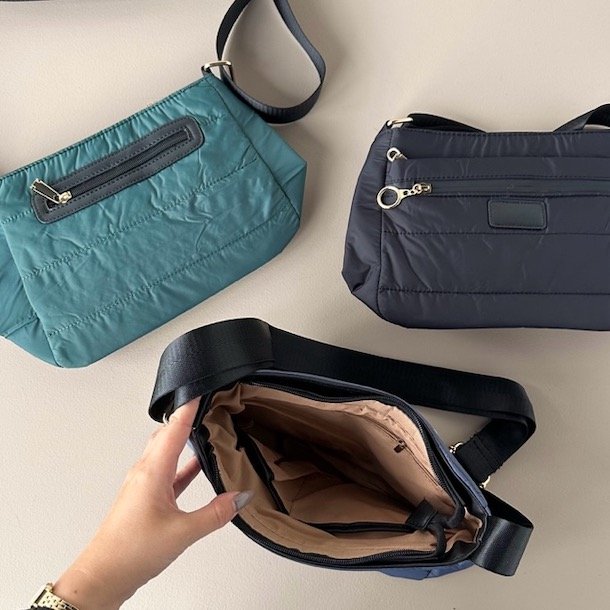 Crossbody quilt nylon