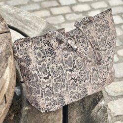 Mega shopper med pung og lynls