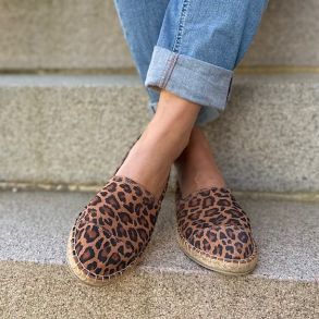 Espadrillos soft Med Bast - skind Leo str. 36-42