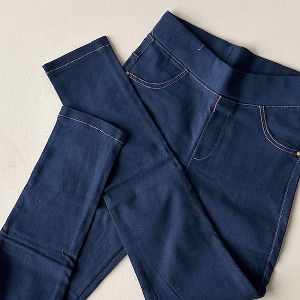 Jeggings Stretch Marine og Bl S-Xxl