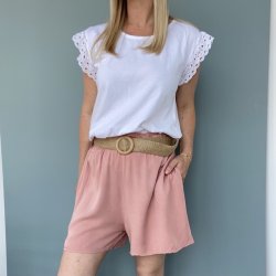 Lse Shorts Med Blte 50% Viskose 50% Lycell