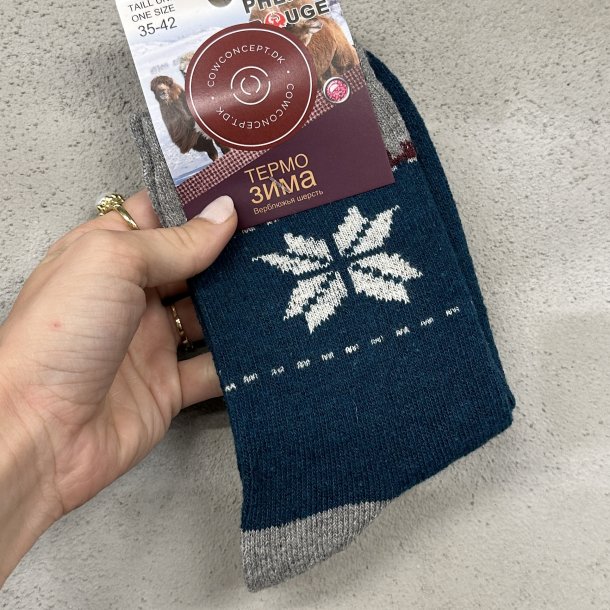 Uld strmper 95% Angora Str. 35-42