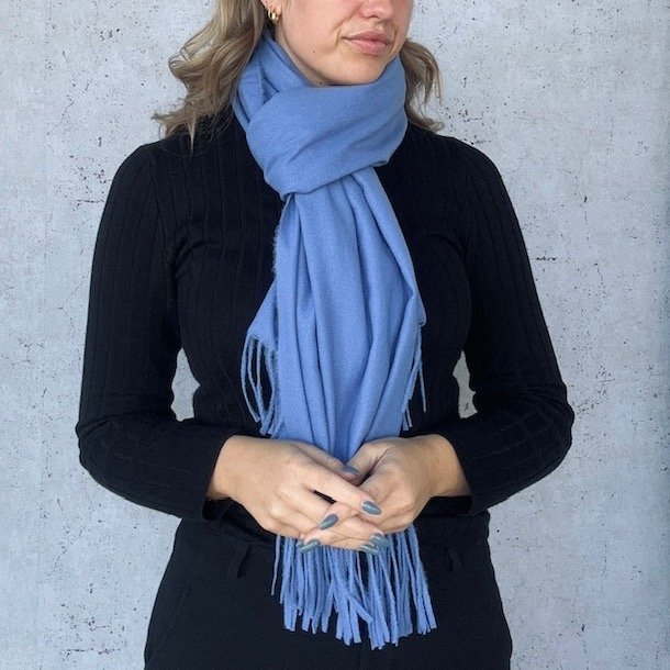 Trklde ensfarvet 100% viskose