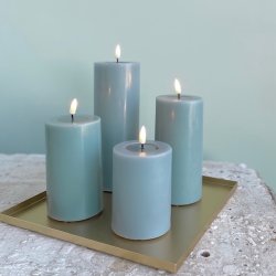 Stvet grn LED Bloklys 75 x 100mm