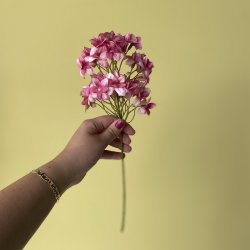 Blomst p stilk 35 cm pink