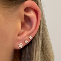 restikker DARLING FLOWER Forgyldt Slv