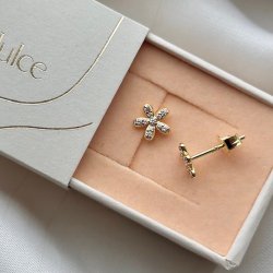 restikker ROSE DARLING FLOWER Forgyldt Slv