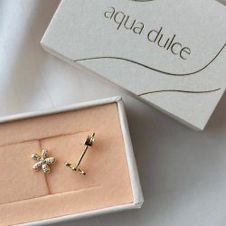 restikker ROSE DARLING FLOWER Forgyldt Slv