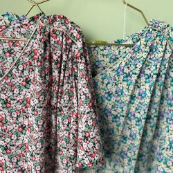 Bluse blomst vskose XL - XXXXXL